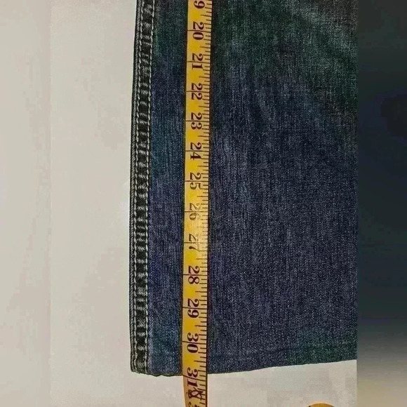 Silver Jeans Co Men's jeans size 36waist, length‎ hemmed,  distressed, dark wash - Picture 8 of 9